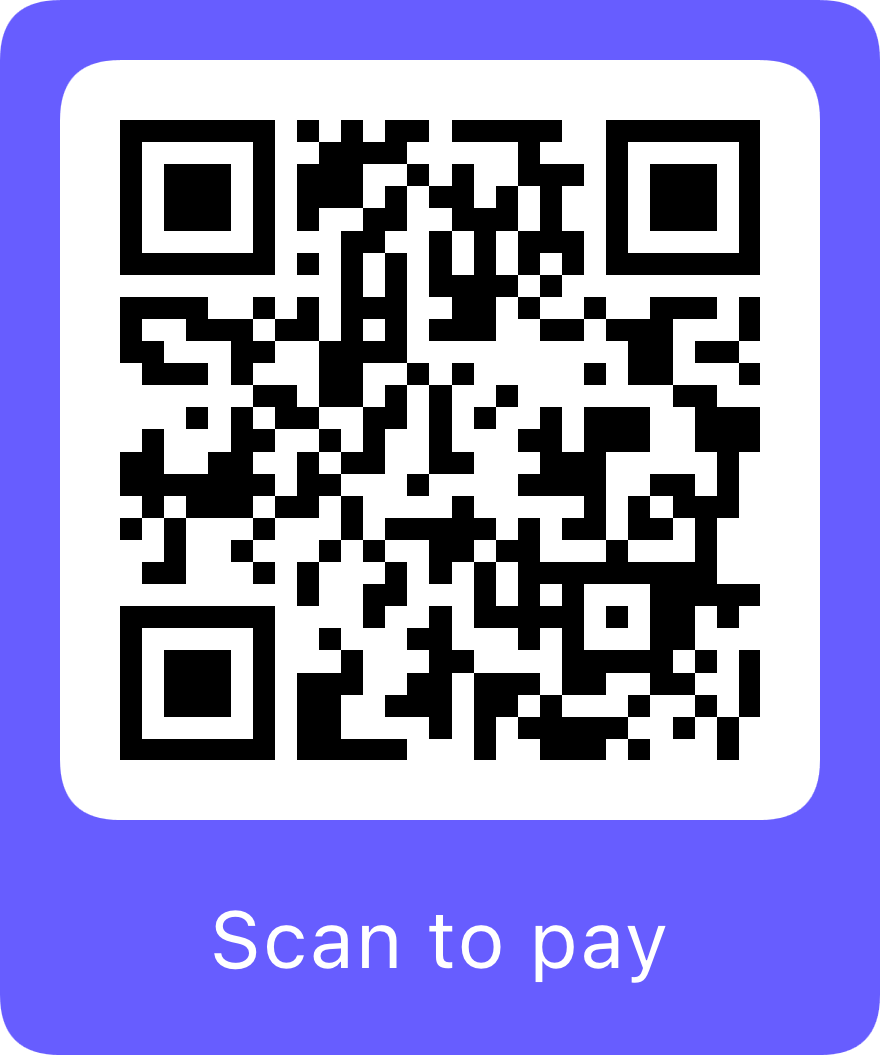 Apple Pay QR code to donate to Dads for Dads